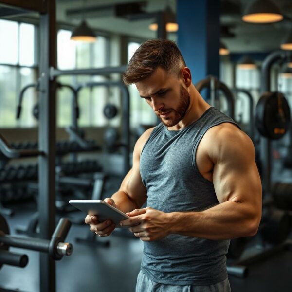Piano mensile fitness e schede in app